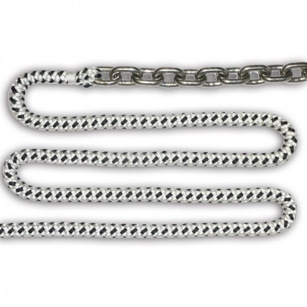 Rode Kit 1/4" SS Chain 1/2" Rope